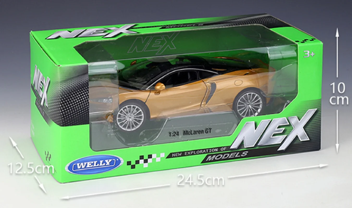 Welly 1:24 McLaren GT Metal Die cast Modelo de Coche Nuevo en Caja