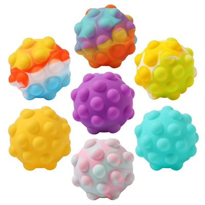 Rainbow Fidget Squishy Poppet Stress 