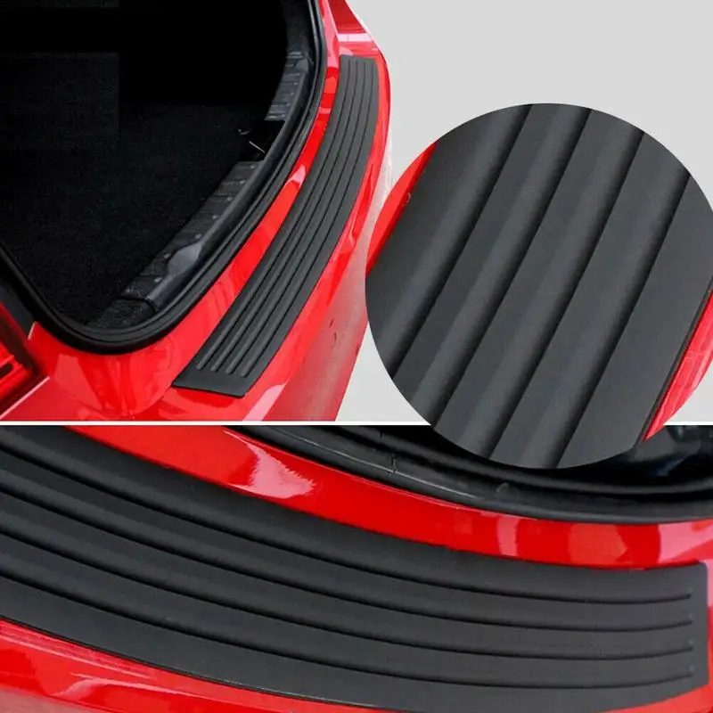 Автомобильный багажник устойчивая к царапинам резиновая защитная полоса анти-трения порог для Багажника Бар защита заднего бампера крышка царапины поврежденная краска