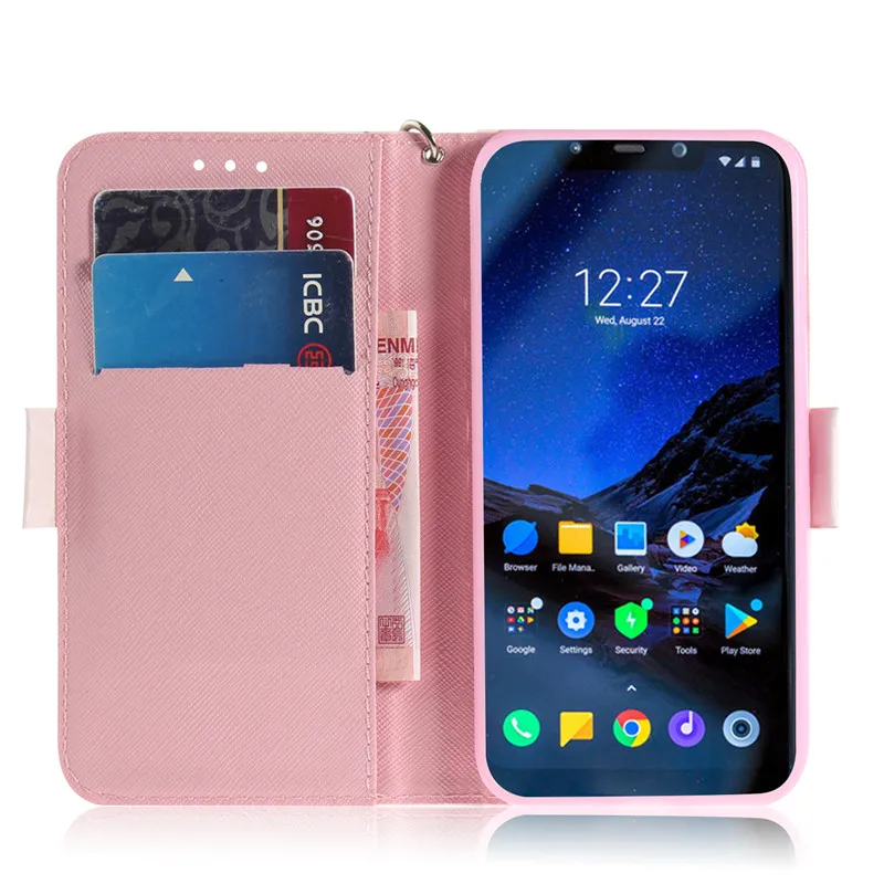 Кожаный чехол-бумажник с откидной крышкой для Xiaomi Redmi Note 6 Pro, чехол для Redmi 6 6A A6 S2 Y2, чехол для телефона Xiaomi Pocophone F1, чехол
