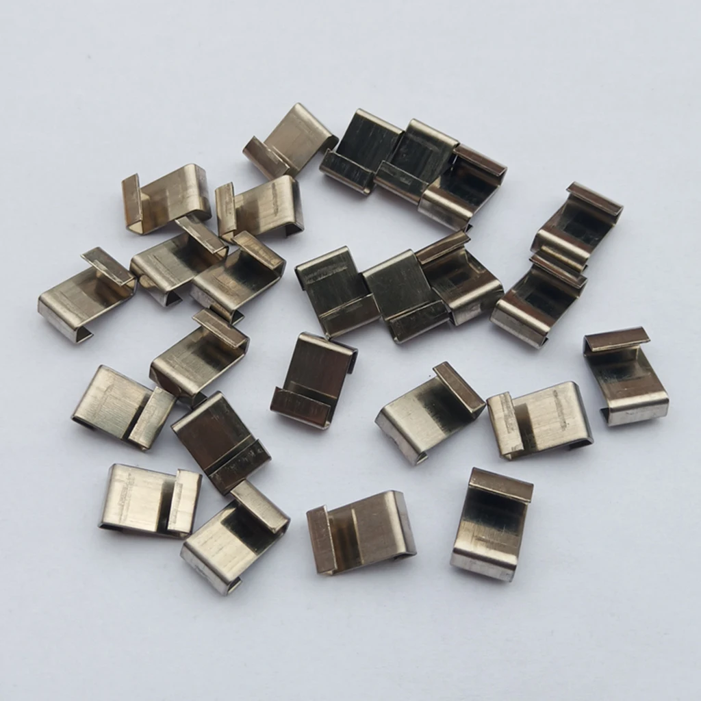25pcs Stainless Steel Greenhouse Clips for Repairing Greenhouse Glazing Frames
