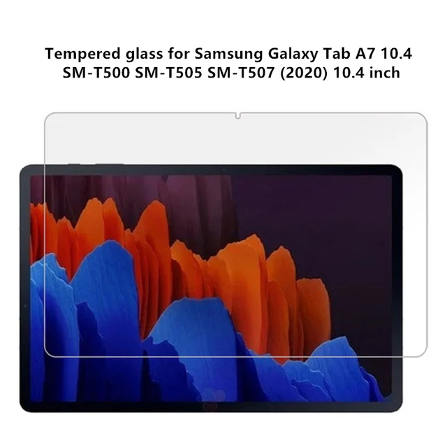Tempered Glass Film For Samsung Galaxy Tab A7 10.4 2020 Screen Protector For Samsung SM-T500 T505 T507 10.4'' Tablet Guard Glass Clear