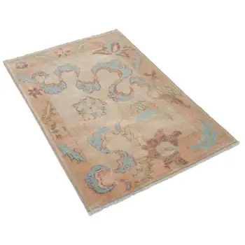 

88x130 Cm Beige Handmade Anatolian Rug-3x4 Ft