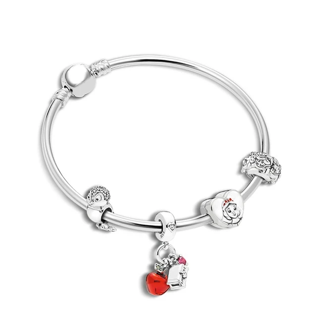 

Keris Store High Quality 1:1 100%925 Sterling Silver Girl Image Bracelet Free Shipping