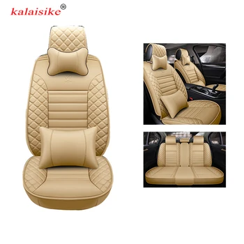 

kalaisike leather universal auto seat covers for Skoda all models rapid superb yeti kodiaq octavia fabia car accessories styling