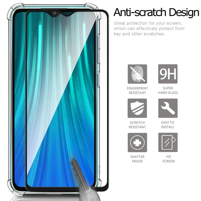 Case For Xiaomi Redmi Note 12 Pro Protector Pantalla Redmi 9a Note 10 5G  10Pro Cover Xiomi Redmi Note 8T Glass Red mi 11 Pro