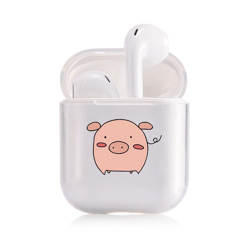Мягкий силиконовый милый Чехол Air Pods для Apple airpods, Роскошный чехол с изображением животных, собаки, ребенка, AirPods, Bluetooth, аксессуары для наушников - Цвет: I201276
