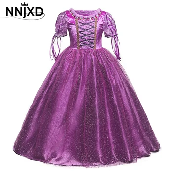 

Cosplay Princess Costume Dress Up Role play Princess Snow Dress for Girls Party Birthday Halloween Vestido