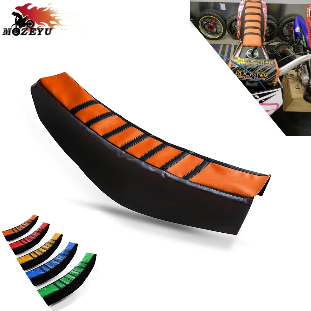 

For KTM 300 XC-W/450 EXC 2012-2015 Motorcycle Rubber Striped Soft-Grip Gripper Soft Seat Cover 350 SX-F 450 SX/SX-F 2011-2015