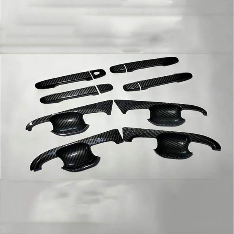 

Carbon Fiber Door Bowl Handle Decorative Accessories for Subaru Crosstrek XV 2018-2019 Car Door Handle Cover Frame