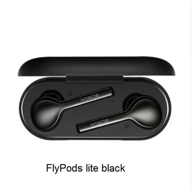 Оригинальные беспроводные наушники HUAWEI honor FlyPods lite Youth honor Flypods Pro, гарнитура Bluetooth type C, музыкальный сенсорный двойной кран - Цвет: FlyPods lite black