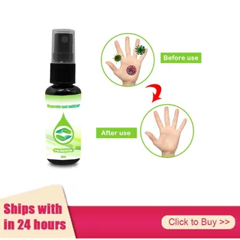 

99% Disinfection Hand Sanitizer 30ml No Alcohol Spray Portable Disposable Prevention Hand Sanitizer Kids Adult Antibacterial