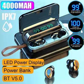 

bluetooth Wireless Earphone TWS Earphones With Microphone Sports Headphones Stereo Bass Noise Cancelling Headset Earbud Android