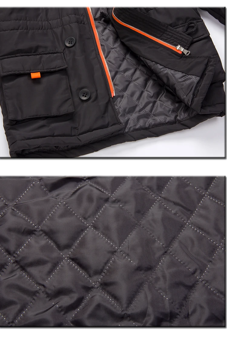 AliExpress мужская одежда с хлопковой подкладкой, зима, стиль, корейский стиль, свободный и большой размер, повседневный толстый большой меховой воротник
