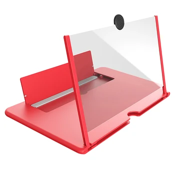

12 Inch HD Movie Non Slip Folding 3D Phone Screen Magnifier Eye Protection Glass With Bracket Enlarged Adjustable Angle Portable