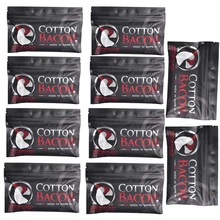 100/200 Pack Cotton Bacon Vape Cotton Organic Cottons For Electronic Cigarette Rebuildable RDA RBA DIY Atomizer Heating Wire