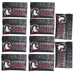 Paquet de 100/200 coton organique pour Cigarette électronique, RDA RBA reconstructible, fil chauffant pour atomiseur, bricolage 
