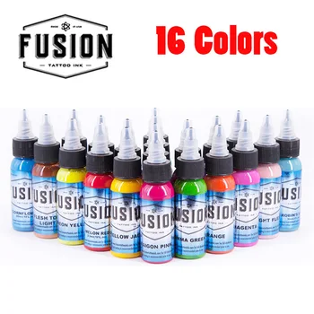 

Tattoo Ink 16 Colors Set Body Paint Tattoo Art Permanent Makeup Coloring Pigment Color Tattoo Paint Body Makeup Ink Tools