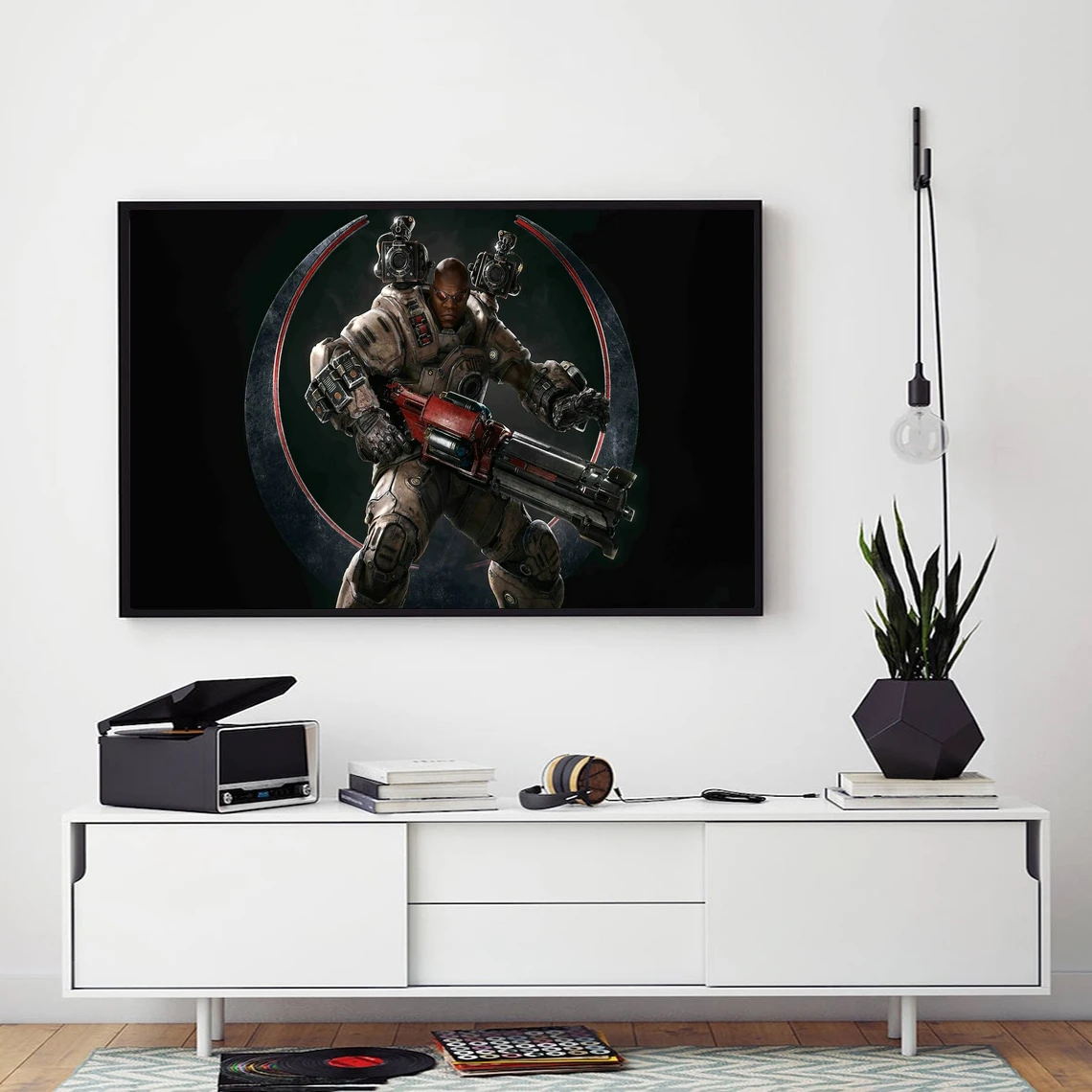 Quake Champions Chiglia Videogioco Poster Stampa Artistica Tela Pittura Immagini Murali Soggiorno Decorazioni Per La Casa (Senza Cornice)