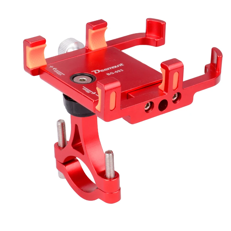  Deemount Robust Fahrrad Motorrad Telefon Halterung Lenker Rack 360D Rotation GPS Halter Halterung E