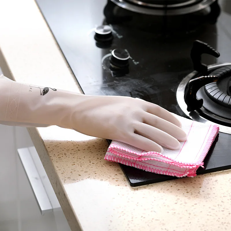 Кухонные перчатки для мытья посуды латексные перчатки экологически безопасные Волшебные Перчатки Водонепроницаемые износостойкие тонкие перчатки для чистки