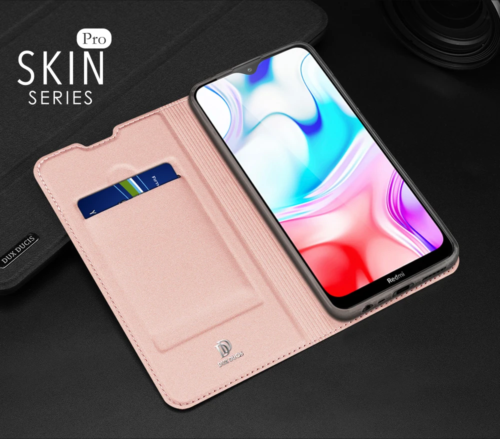 Xiaomi Redmi 8 чехол DUX DUCIS Touch из искусственной кожи чехол для Xiaomi Redmi 8 ультра тонкий противоударный флип-чехол для Xiaomi Redmi8