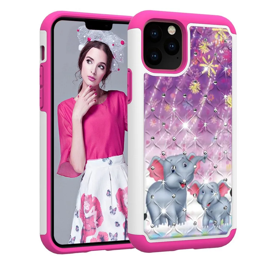 Dream Crystal Style Phone Case For iPhone 11Pro Max Dirt-resistant Slim Fashion Soft Cases Shockproof Dust-proof Phone Case