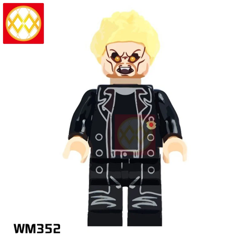 WM352 MG0186 дом бумаги проф банк грабитель ТВ персонажи Строительные блоки мини кирпичики для детей друзья игрушки - Цвет: WM352