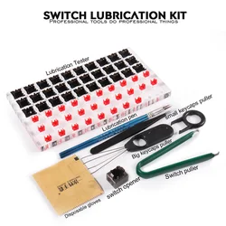 Plateforme d'enlèvement du couvercle pour clavier mécanique Cherry Gateron, 30 interrupteurs, ouvre testeur de commutateur, Station de modification de lubrifiant, bricolage 