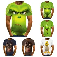 Camiseta con estampado de película 20213D, Moda para hombres y mujeres, patrones de animales encantadores