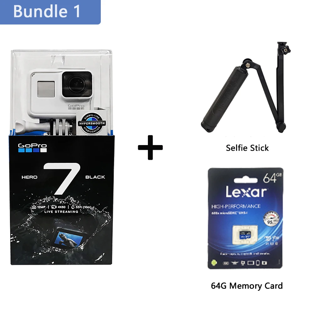 Gopro HERO7 Black(ограниченная серия Dusk White) CHDHX-702 Водонепроницаемая экшн-камера Go Pro экшн камера