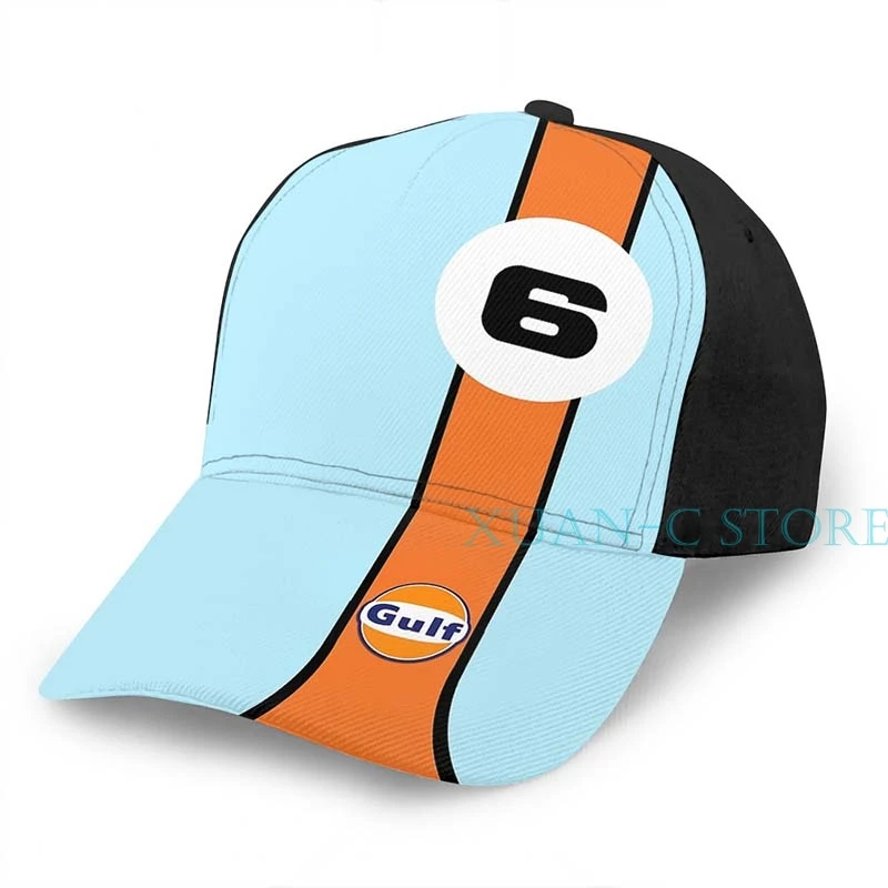 Gulf Racing Basketball Cap men women 