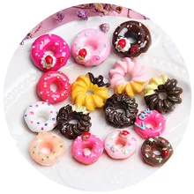Миниатюрные Мини продукты, фрукты и овощи кухонные игрушки пончик муляжи пищевых продуктов игрушечная Конфета для куклы детей кухня девочек игрушки E