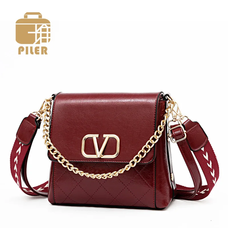 

Women Leather Messenger Bag Small Satchel Luxury Handbags PU Leather Crossbody Bag Flap Party Shoulder Bags for Women 2019