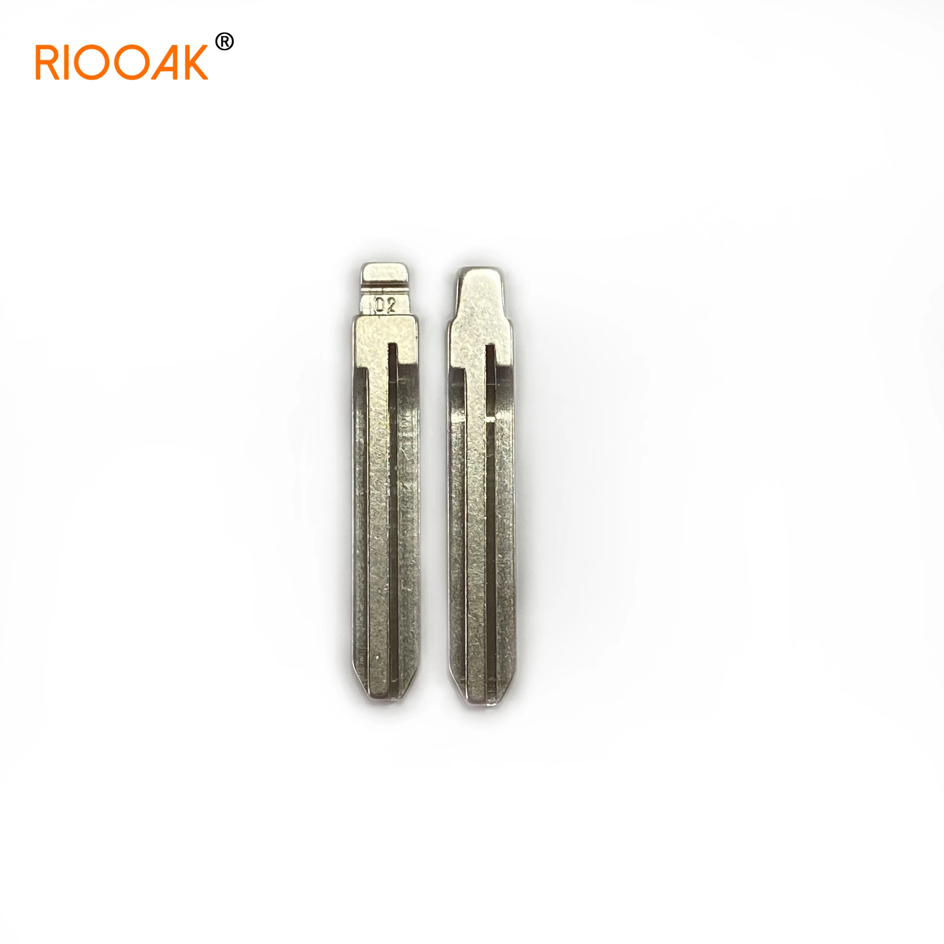 RIOOAK #02 KD Replacement Car Key Blade LISHI TOY43 For Toyota Camry Corolla Highlander RAV4 Yaris Key Uncut Blank Car-styling car key shell car key