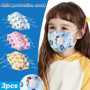 

3PC PM2.5 Breathable Flower Face Mask Printed Masks Fabric Protective PM 2.5 Dust Mouth Cover Washable Reusable Mouth Mask#40