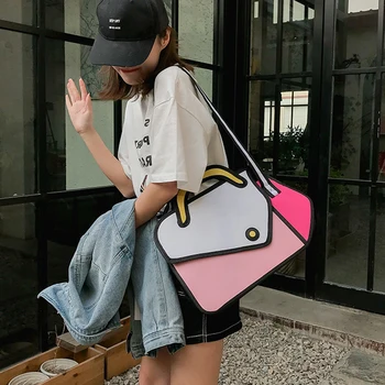 

Cartoon Comic Handbag Ladies Torebki Damskie Shoulder Crossbody Bags for Women Bolsos 2D 3D Printing Sac Bandouliere Femme New