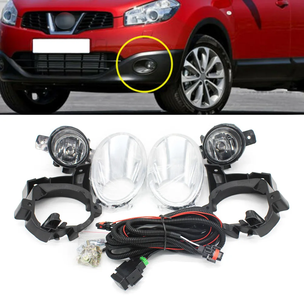 1Pair/Set Car Front Bumper Fog Lamp Daytime Running Lights w/Bulb
