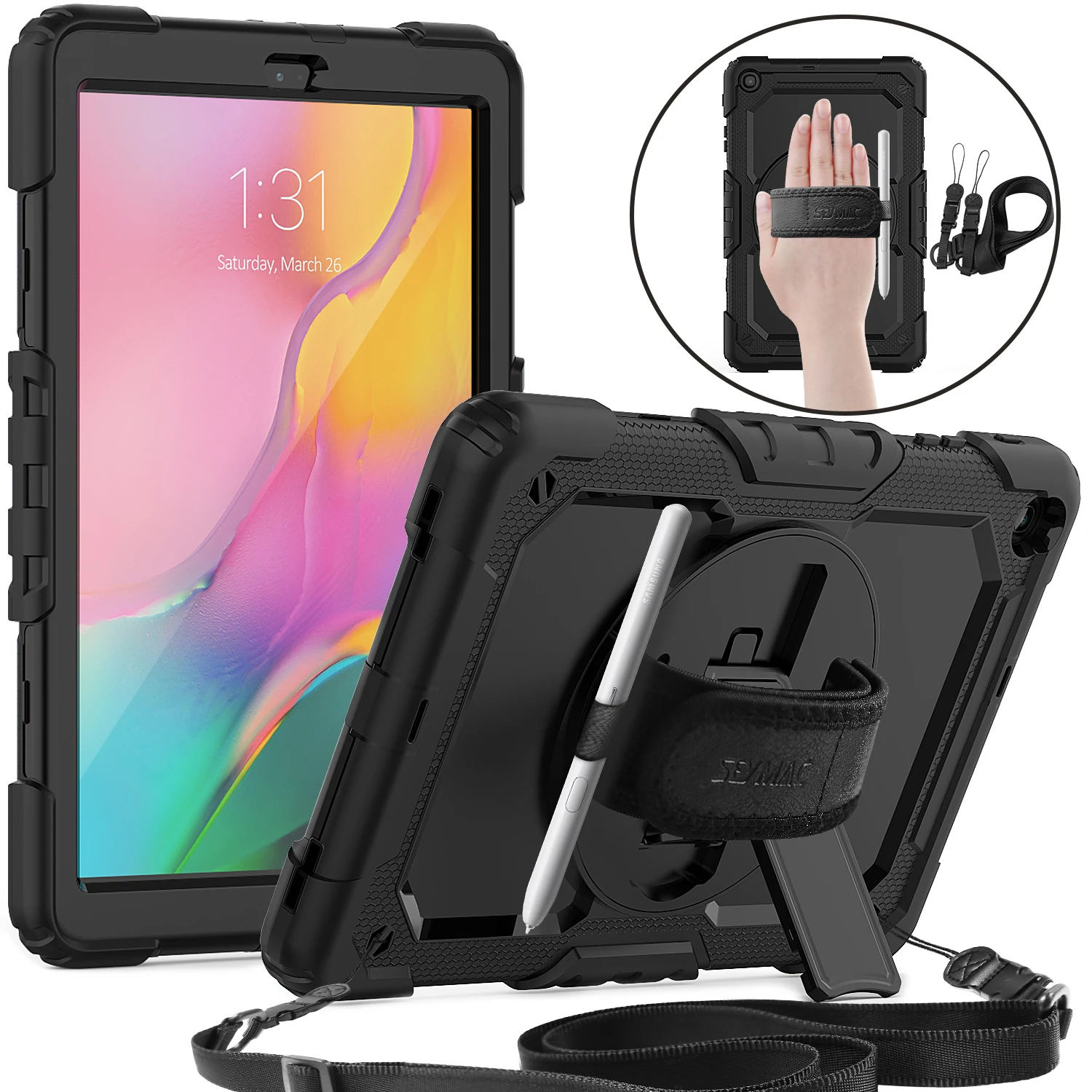 Защитный чехол для планшета Samsung Galaxy tab a 10 1 дюйм 2019 T510 T515 противоударный с