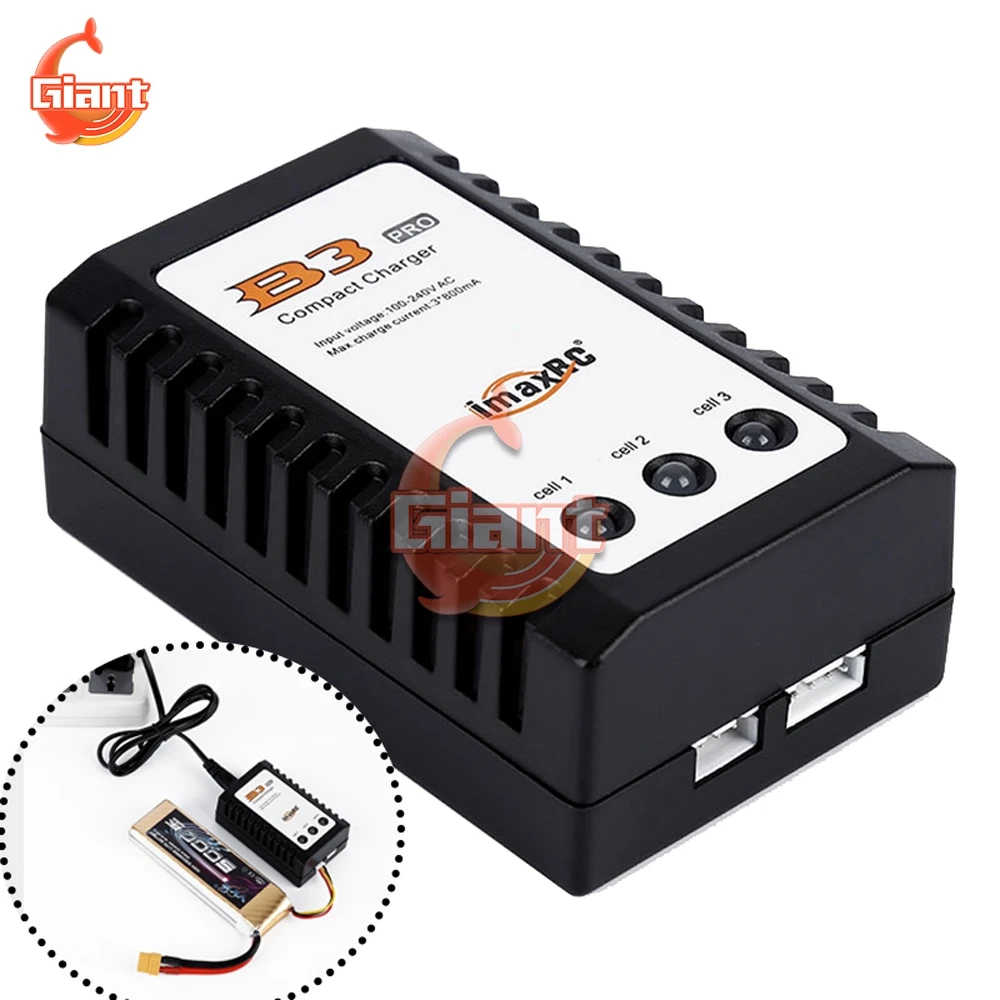 AC100V-240V сбалансированное зарядное устройство IMaxRC IMax B3 Pro Compact 2S 3S Lipo для
