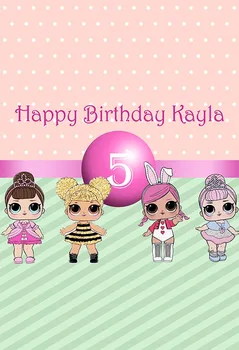 

Child birthday celebration photo backgrounds fabric baby portrait photography backdrops for photographer studio backdrops lv-397