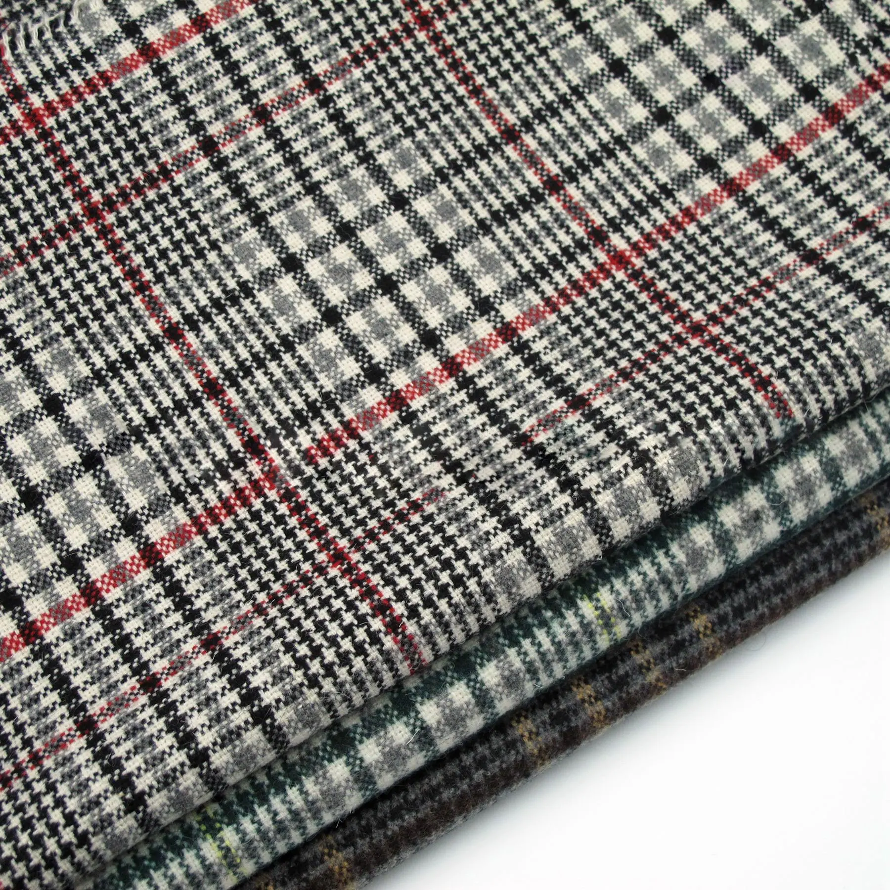 Шерстяная ткань; простая шерстяная клетчатая куртка; сезон осень-зима; шерстяная куртка