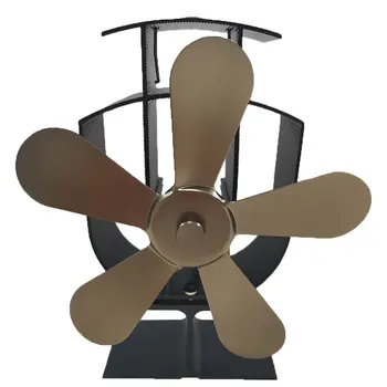 

Power Fireplace Stove Fan Heat 4 Blades Thermal Powered Wood Stove Fan for Wood/Log Burner Thermal Power Fireplace Fan