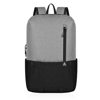 

Men Women Sports Travel Students Outdoor Ultralight Waterproof Fashion Large Capacity Solid Shoulder Bag Zipper Backpack Casual