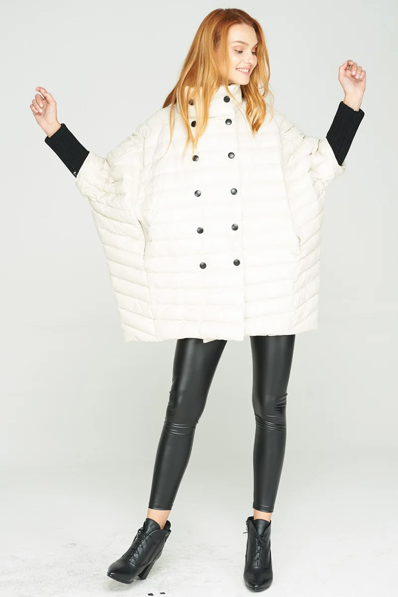 Двубортный пуховик для женщин, верхняя одежда с длинным рукавом, теплое свободное зимнее пальто размера плюс, Женское пальто, больше размера d, женские парки CC56