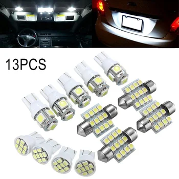 

13 Accessories Interior lights LED car interior light marker lamp Side Wedge parking bulb canbus auto for lada car styling
