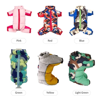 

Winter Pet Dog Clothes Warm Jacket Thicker Cotton Coat Waterproof Small Dogs Pets Clothing