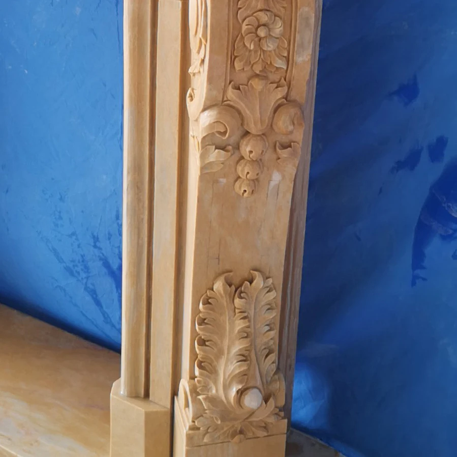 Изготовленный На Заказ резной натуральный камень каминная доска мраморная рамка Европейский стиль Декор для гостиной подгоняемый шимнейшт