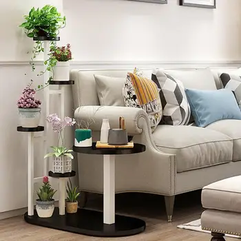 

9999 Living Room Household Flower Shelf Multi-storey Indoor Special Price And Space Saving Sofa Side Several Combination O