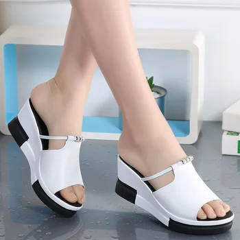 

Women Sandals Fashion Thick bottom Shoes For Women Summer Beach With Sandals Beach Shoes